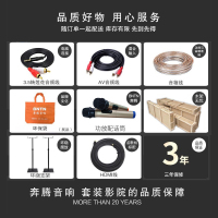 奔腾 (BNTN)838配加州新贵低音炮套装 家庭影院 木箱影院 电视KTV音响 低音炮蓝牙数字影院 连接网络电视K歌