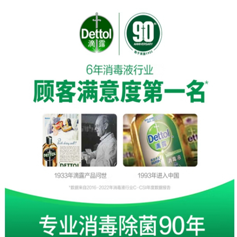 滴露Dettol健康抑菌洗手液滋润倍护500g 1瓶