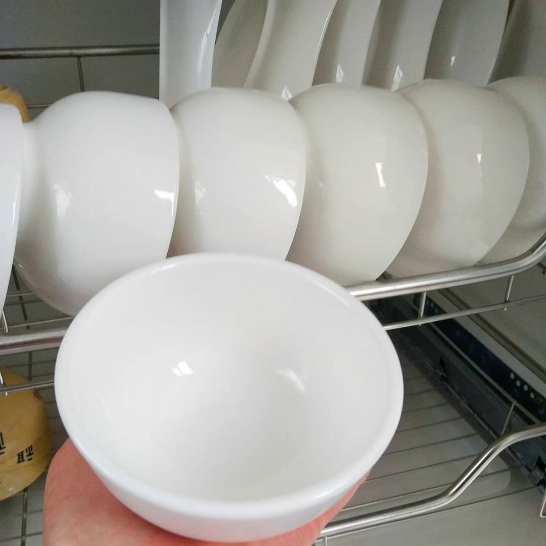 饭碗 4.5英寸白瓷高清大图