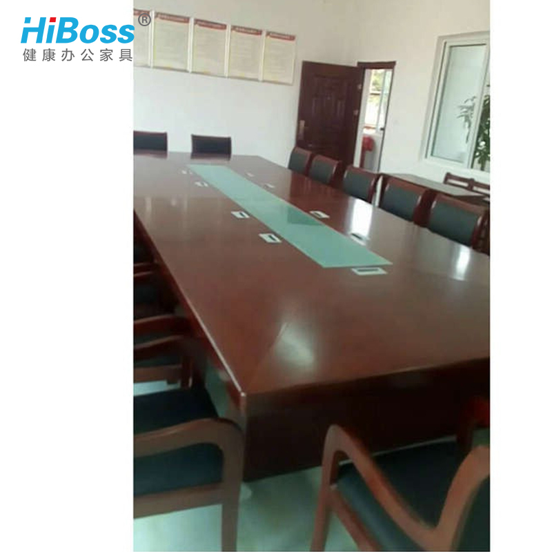 HiBoss会议桌油漆桌办公室开会桌(1米单价)