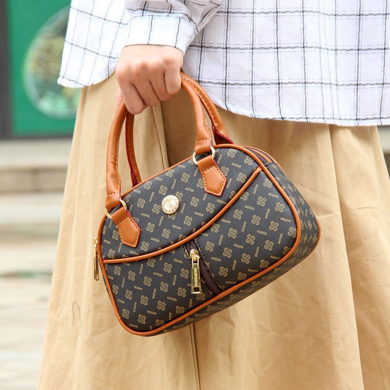 时尚印花女士小拎包中老年妈妈买菜手提包迷你零钱包妇女手拎包潮