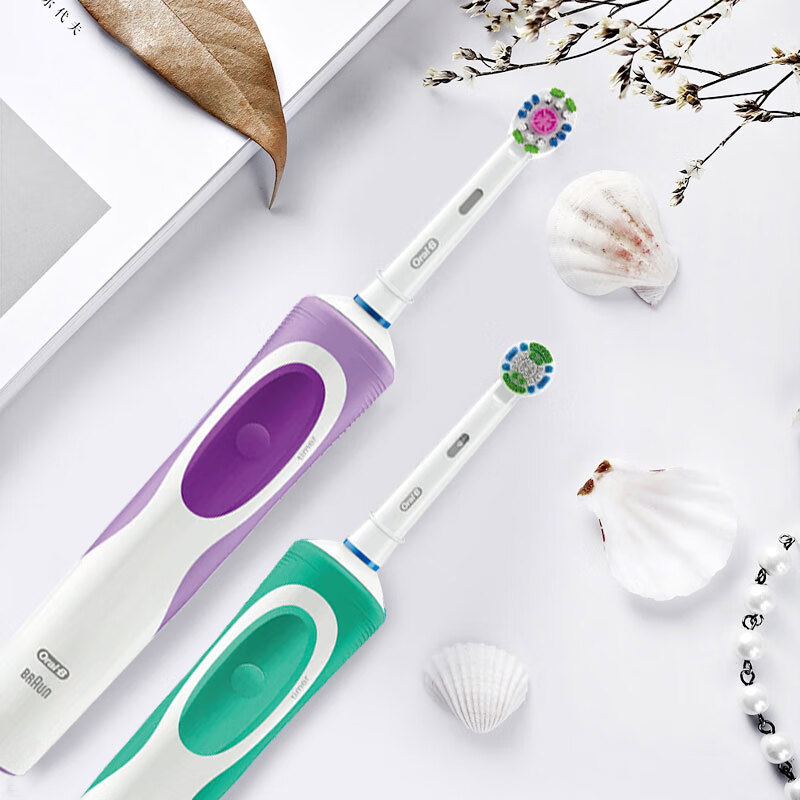 欧乐-B(Oral-B)电动牙刷D12清亮型日常清洁(刷头*1)圆头高清大图