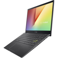 华硕 VivoBook14 F(11代i7-1165G7 16G内存 512GB固态 锐炬Xe MAX 墨玉黑 )定制版翻转屏便携办公家用轻薄本笔记本电脑