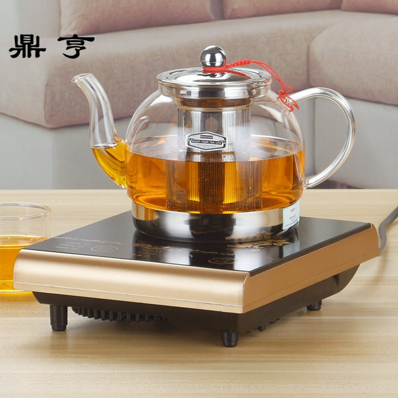 鼎亨耐高温玻璃茶壶电磁炉加热茶具烧水壶煮茶器沏茶壶