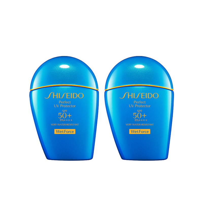 2支装|SHISEIDO 资生堂 防晒蓝胖子防晒 水动力防护乳 SPF50+ PA+++ 50ml