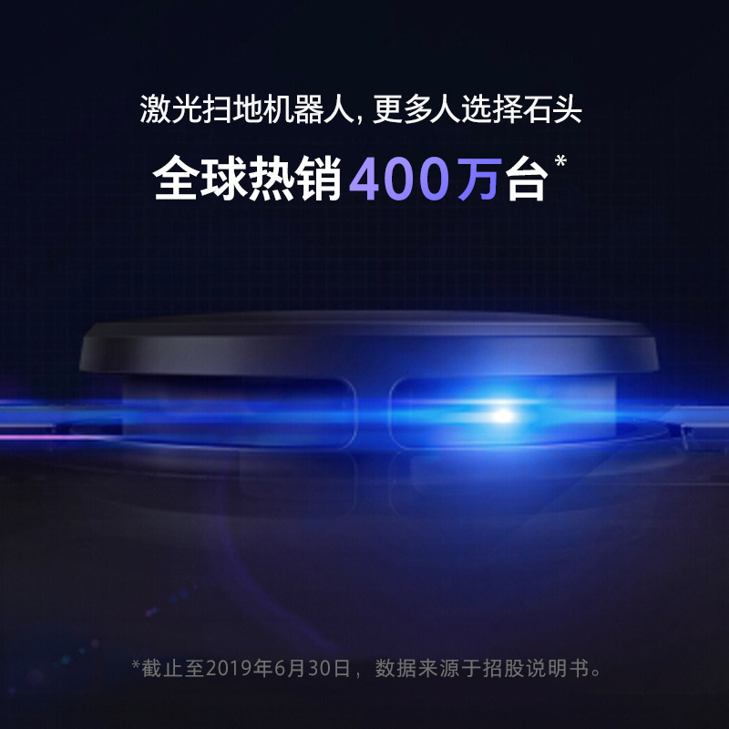 石头扫地机器人 T4 智能吸尘器家用 激光导航规划全自动 T6SE