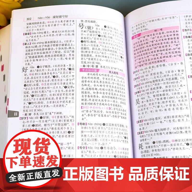 开心 第1版 学生实用古代汉语词典 开心辞书研究中心 湖南教育高清大图