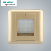 西门子(SIEMENS)开关插座 皓睿砂釉金系列壁脚灯5UH01453NC03