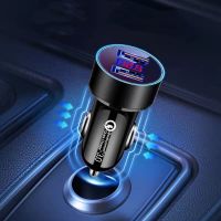 车载MP3播放器汽车蓝牙接收器免提手机通话双USB充电器快充车用品 升级版QC3.0-无蓝牙只支持充电 标配-单机版-无
