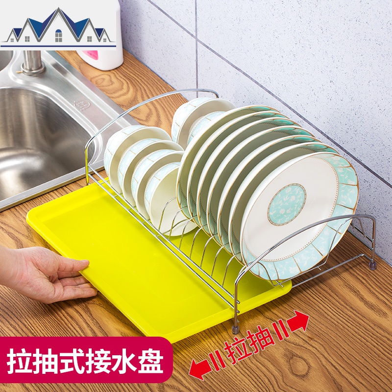 晾放碗碟架厨房用品用具置物架碗架洗碗池沥水架碗筷收纳盒餐具架 三维工匠高清大图