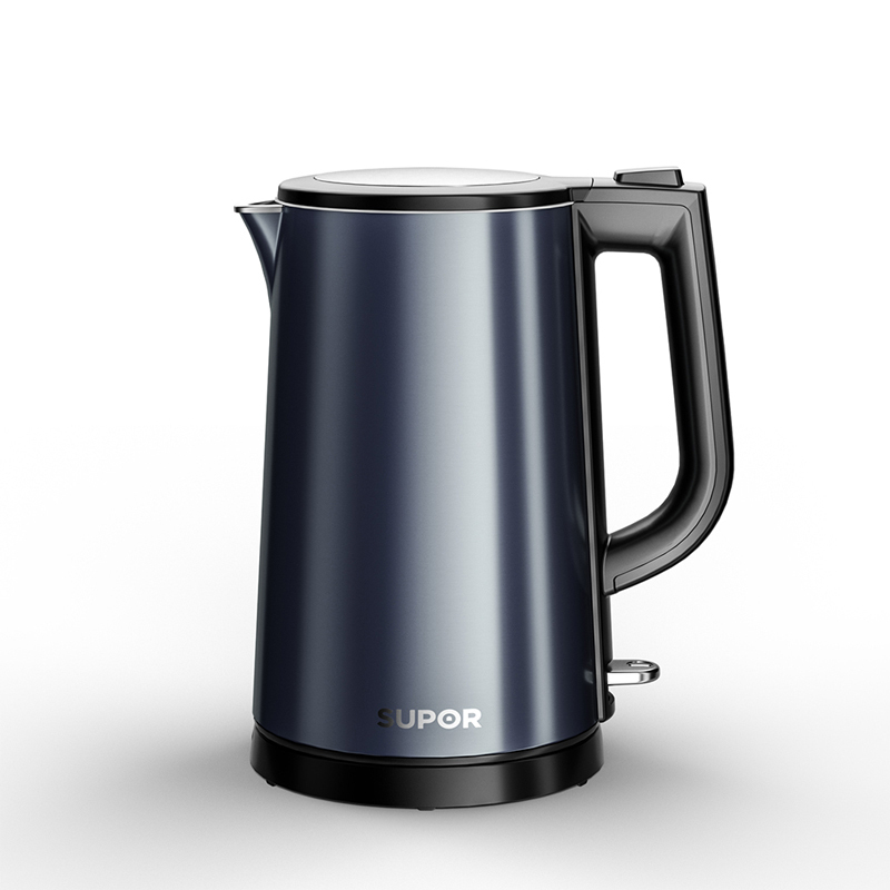 苏泊尔supor电水壶家用无缝内胆双层保温防烫一键开盖自动断电防干烧