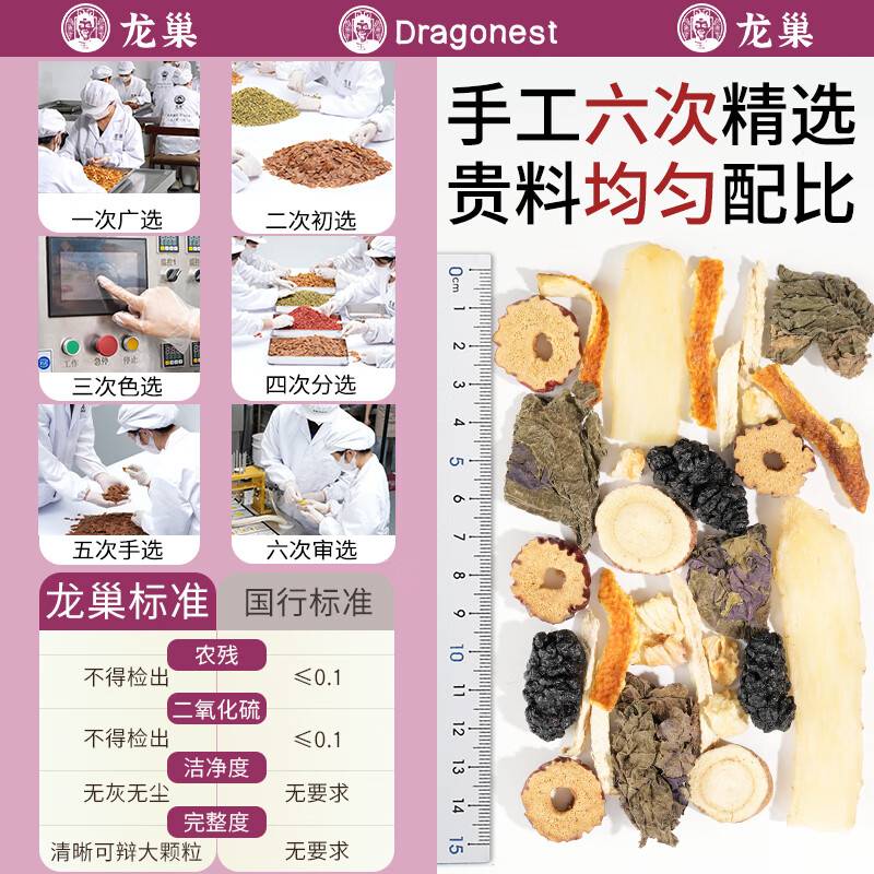 龙巢(Dragonest) 紫苏蜜桃姜枣茶高清大图