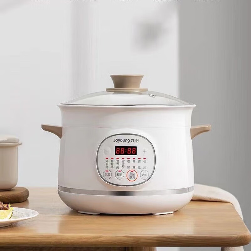 九阳 DG25G-GD833 电炖锅 燕窝电炖盅隔水炖白瓷一锅四胆煮粥煲汤锅高清大图