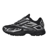 锐步(REEBOK)锐步男士跑步鞋轻便缓震黑色金属风格运动鞋