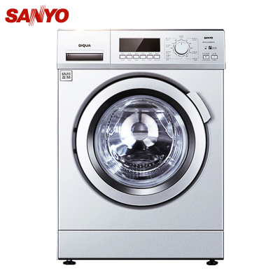 三洋帝度(SANYO) WF810326BS0S 8公斤全自动变频洗脱一体滚筒洗衣机 原厂电机加热洗涤 脱水(哑光银)