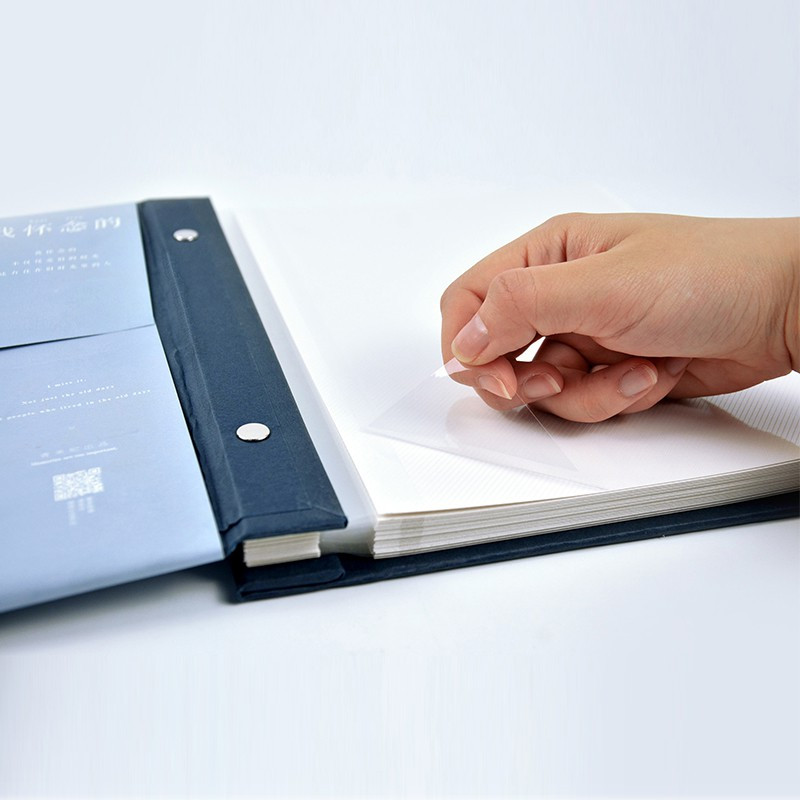 覆膜自粘贴式复古相册本大容量手工diy家庭 相册本