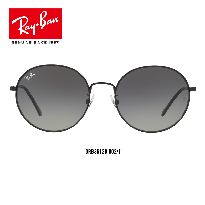 RayBan雷朋2019年春夏太阳眼镜圆形时尚渐变色墨镜0RB3612D 001/I8金色镜浅蓝渐变紫罗兰色镜片尺寸