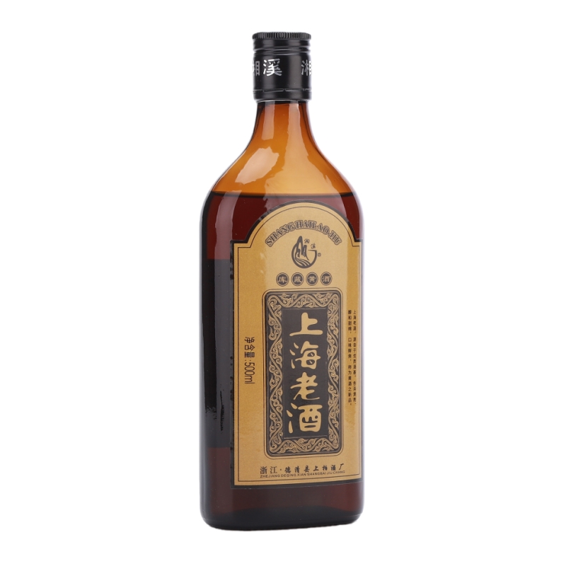 六瓶 湘溪上海老酒库藏干型清爽型黄酒高清大图
