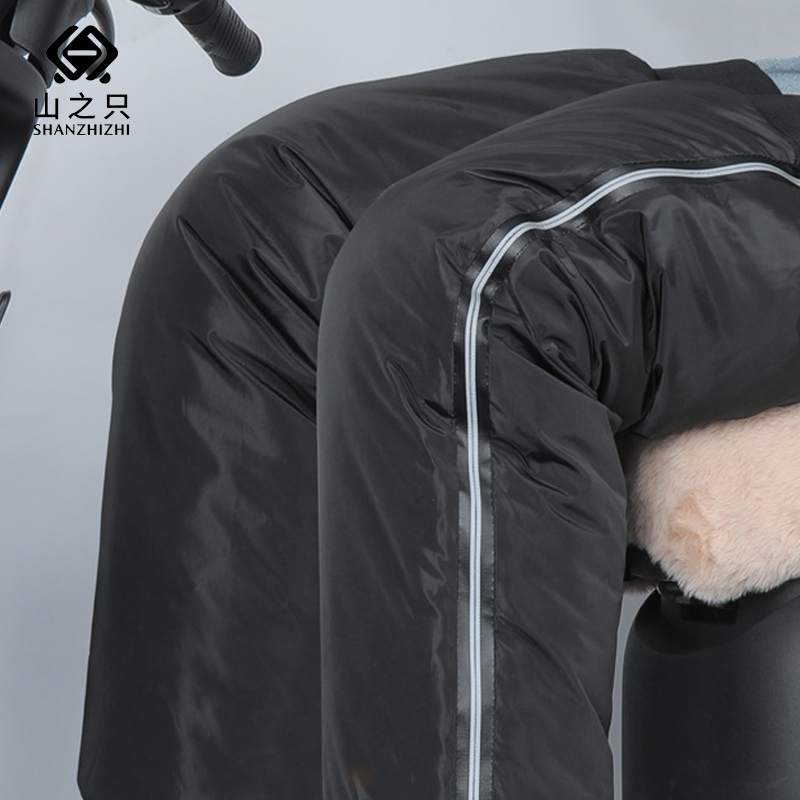 山之只 挡风防寒加厚护膝 小号 对高清大图