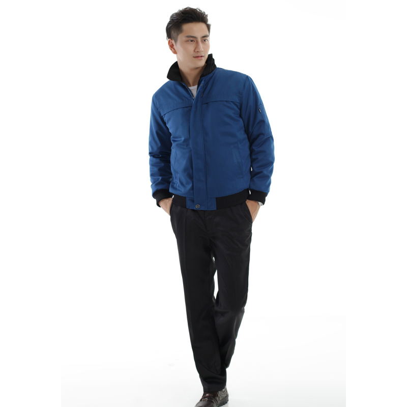 拓吉凯(TJK) 宝蓝色 可脱里工装呢 棉衣 MY280-003(单位:套)