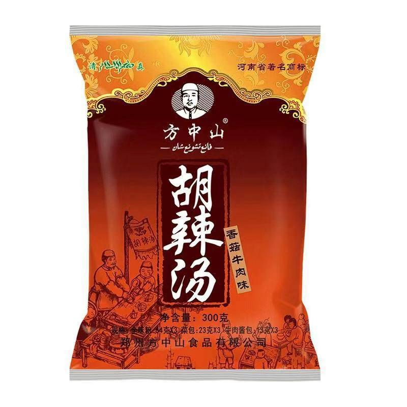 方中山胡辣汤香菇牛肉味300g*2袋河南特产逍遥镇速食胡辣汤料