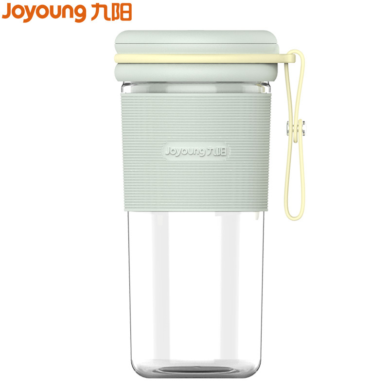 九阳(Joyoung)榨汁机L3-C86 充电便携 快速榨汁 迷你随行 300ml 学生宿舍鲜榨果蔬杯马卡龙料理机绿色