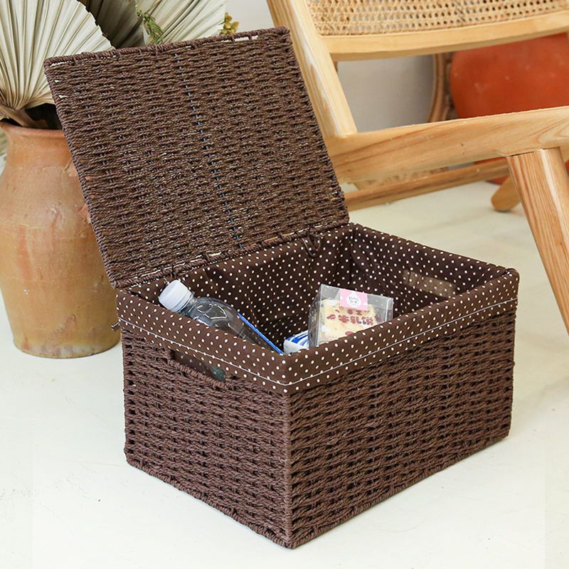 编织收纳筐衣柜整理收纳箱衣服杂物收纳盒日式藤编零食衣物储物箱视频