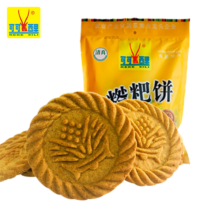 新品可可西里青稞糌粑饼干青海特产粗粮饼干196g不怕胖零食
