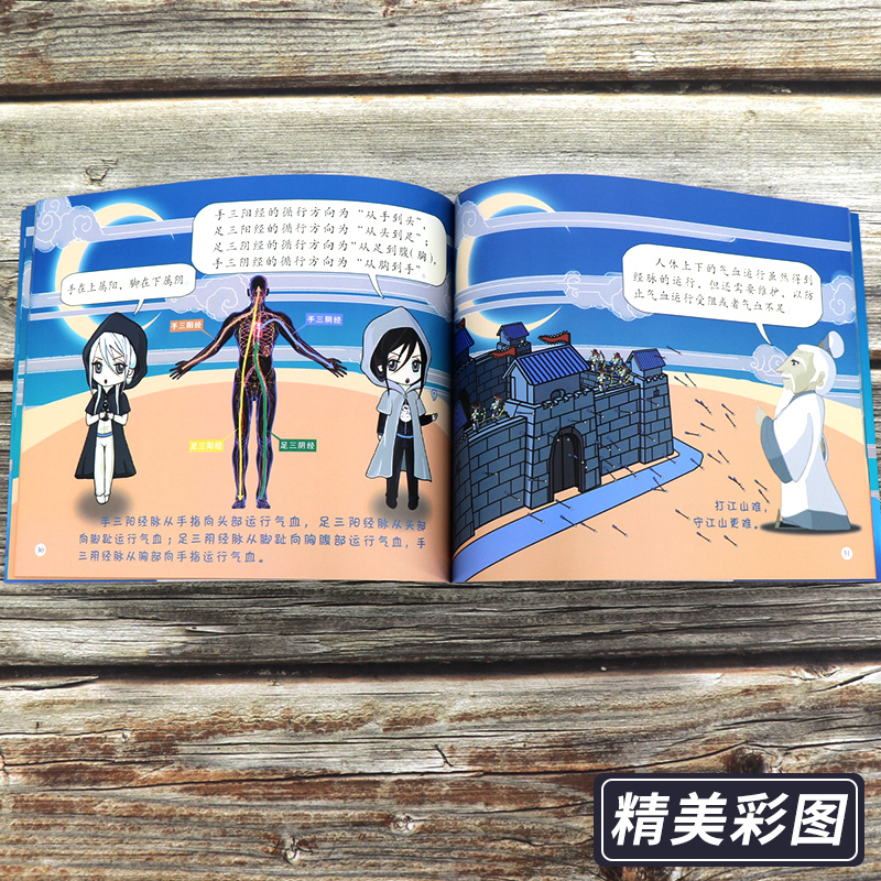 [正版图书]漫画中医之人体保卫战趣说经络脏腑五行和气血津液阴阳经典中医启蒙入门绘本卡通故事少年儿童自学中医药健康养生书籍