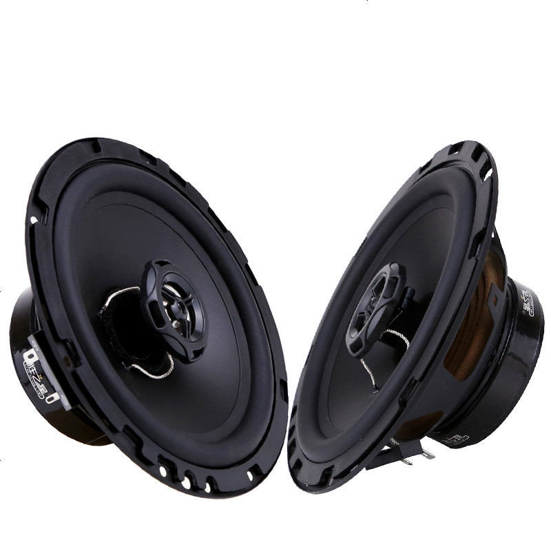 [补贴10%]汽车音响喇叭同轴重低音喇叭4寸6.5寸5寸 全频扬声器中低音改装 5寸全频/对 高清音质 双喇叭 通用