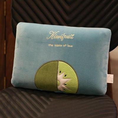 猕猴桃 35x25x7cm(记忆棉) 小枕头单人记忆棉办公室小学生课桌午睡枕护颈枕颈椎趴趴枕旅行枕