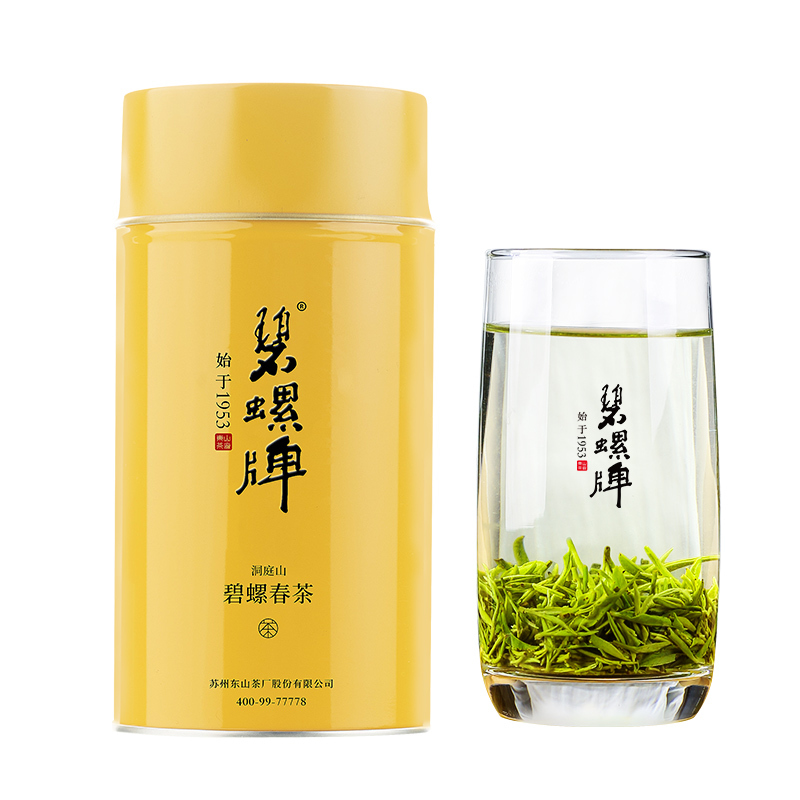 苏宁宜品自营碧螺牌碧螺春绿茶春茶苏州洞庭东山茶厂明前一级100g茶叶