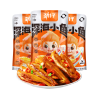 劲仔小鱼仔400g(约44包)酱汁味、香辣味各十包