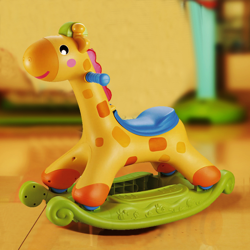 儿童溜溜车小木马摇摇马两用男孩女滑行幼儿宝宝玩具2周岁半1到一