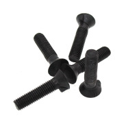 沉头带榫螺栓M20*180 ;8.8级;标准号:GB/T11-2013;45号钢;沉头;一字沟槽; 1个