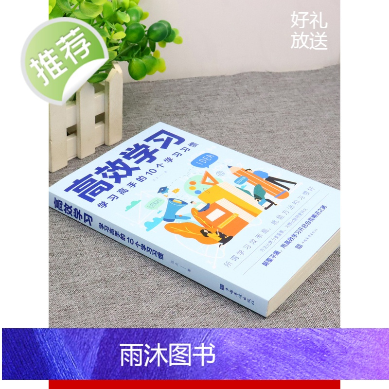 正版 高效学习:学习高手的10个学习习惯 高效学习法语文 掌握方法与技巧提高学习效率和记忆力 中国华侨出版社 正版图