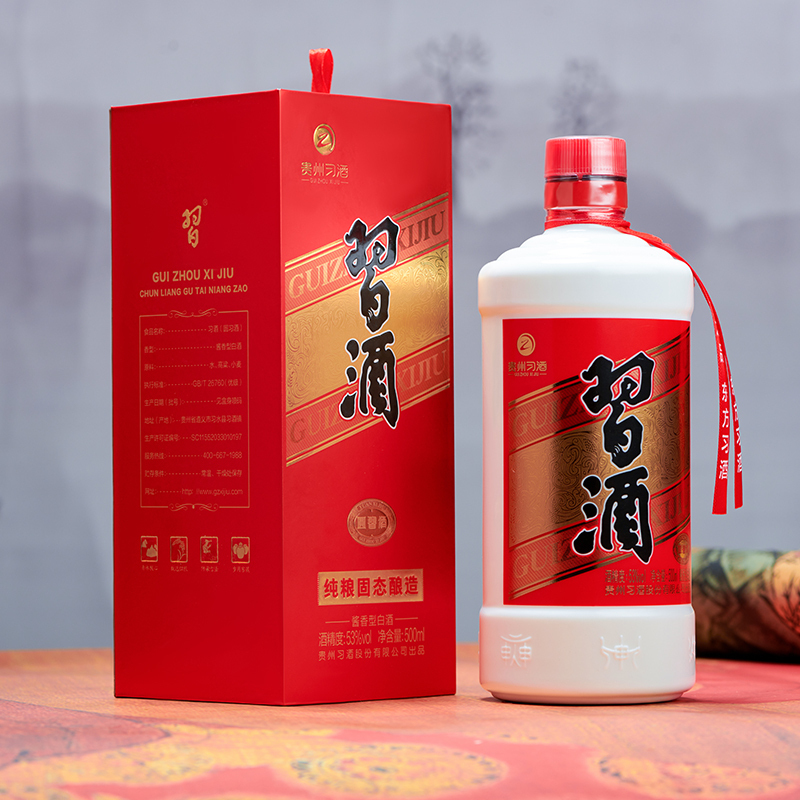 [习酒直营]圆习酒500ml单瓶装53度酱香型官方旗舰店正品保证纯粮酿造宴请