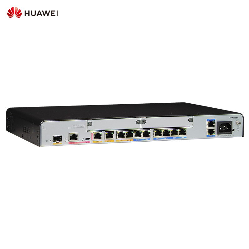 华为(HUAWEI)AR1220EC 企业多WAN口千兆路由器 +1千兆光口WAN