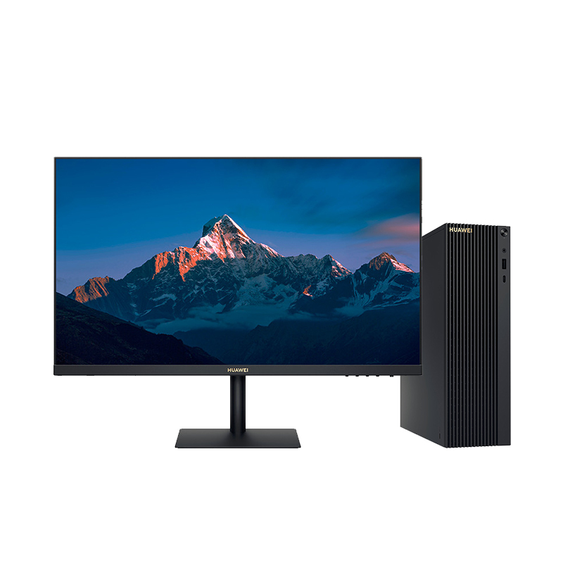 华为 HUAWEI B515 台式电脑 R5/4600G/16GB/512GB/键鼠/23.8英寸/WIN10/3年质保