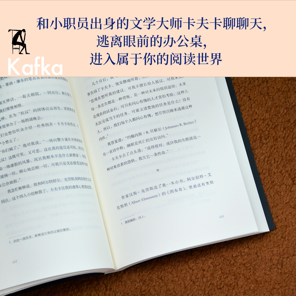 [正版]阅读是砍向我们内心冰封大海的斧头 弗朗茨·卡夫卡 卡夫卡谈话录 豆瓣高分译本 谈论文学、写作、艺术 散文随笔高清大图