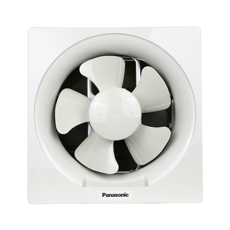松下(Panasonic)抽风扇百叶窗方型墙壁仓库厂房换气扇排气扇大风量直排厨房卫生间排风扇10寸FV-25VW3