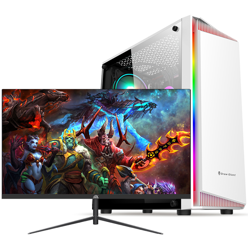 铭能 i9级12核2673V3/RTX3070/RX6600XT独显/32G内存/1T固态 台式电脑 台式机 电脑主机 组装电脑家用办公主机商务娱乐学生游戏电脑组装机+27英寸全套高清大图