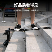 新越昌晖手拉车小推车折叠拉杆车小拖车行李车便携手推车买菜车平板车拉货车万向轮带刹车 承重约200斤 L015