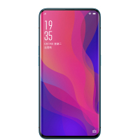 OPPO Find X 8GB+128GB 冰珀蓝曲面全景屏手机 隐藏式摄像头 、骁龙845、3D结构光 人脸支付 全网通 全隐式3D摄像头