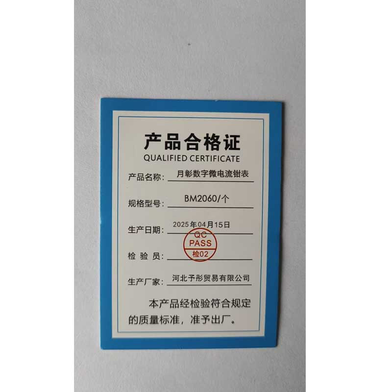 月彰数字微电流钳表BM2060/个高清大图