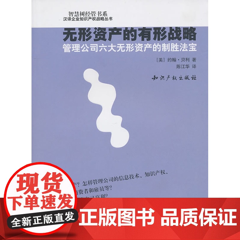正版 无形资产的有形战略:管理公司六大无形资产的制胜法宝 贝利,陈江华 9787801985835 水利水电出版社高清大图