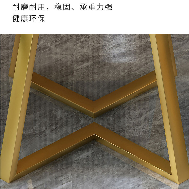 锦北 洽谈桌简约奶茶店桌椅组合休息区谈判桌北欧风会客接待桌 组合三