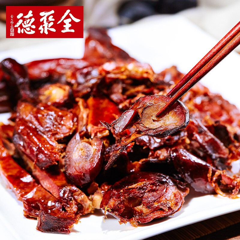 全聚德 烤鸭北京烤鸭办公零食风味鸭礼袋腊月传奇