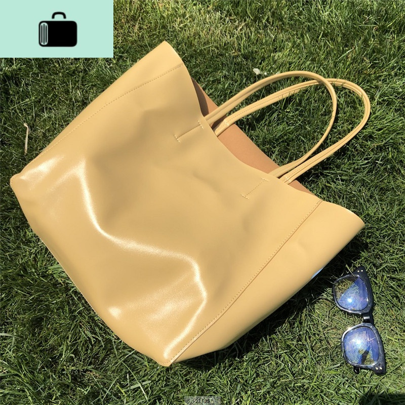 特实在好价拿坡里淡奶油大容量托特包你绿自制托特包newlake拿坡里黄