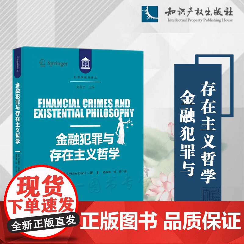 金融犯罪与存在主义哲学 米歇尔·迪翁 著 蒋苏淮 姚杏 译 知识产权出版社 9787513079372高清大图